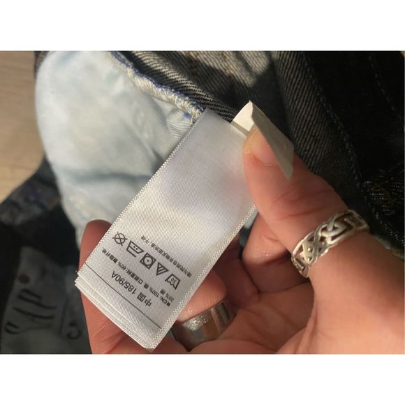 Gap NWT Straight Rinse Straight Leg Dark Blue Jeans Men’s Size 36 x 36, MSRP $60 - Picture 7 of 8